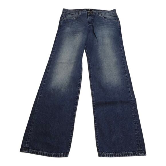 Earl 50 Classic Fit Bootcut Blue Denim‎ Jeans Mens 36 x 32 - Picture 1 of 7